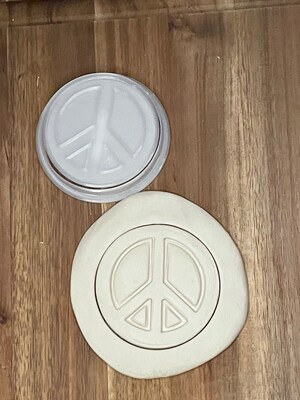 Peace Love Cookie Cutters | 3D Printed Cookie Cutter | Cookie Stamp | VW Van | Cookie Embosser | 70s Cookie Cutter | Hippie | Groovy | 60s - image5